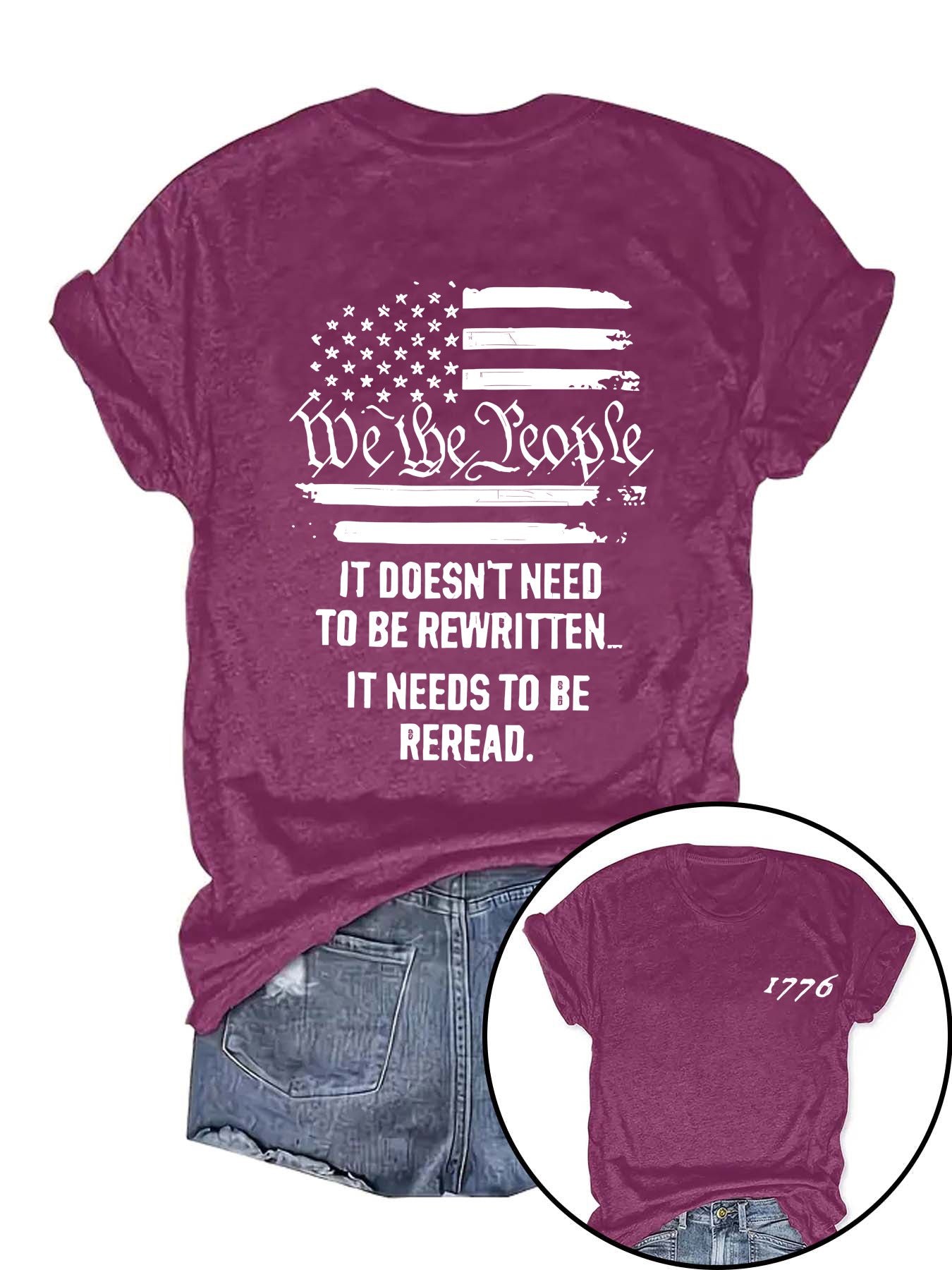 round-neck short sleeve